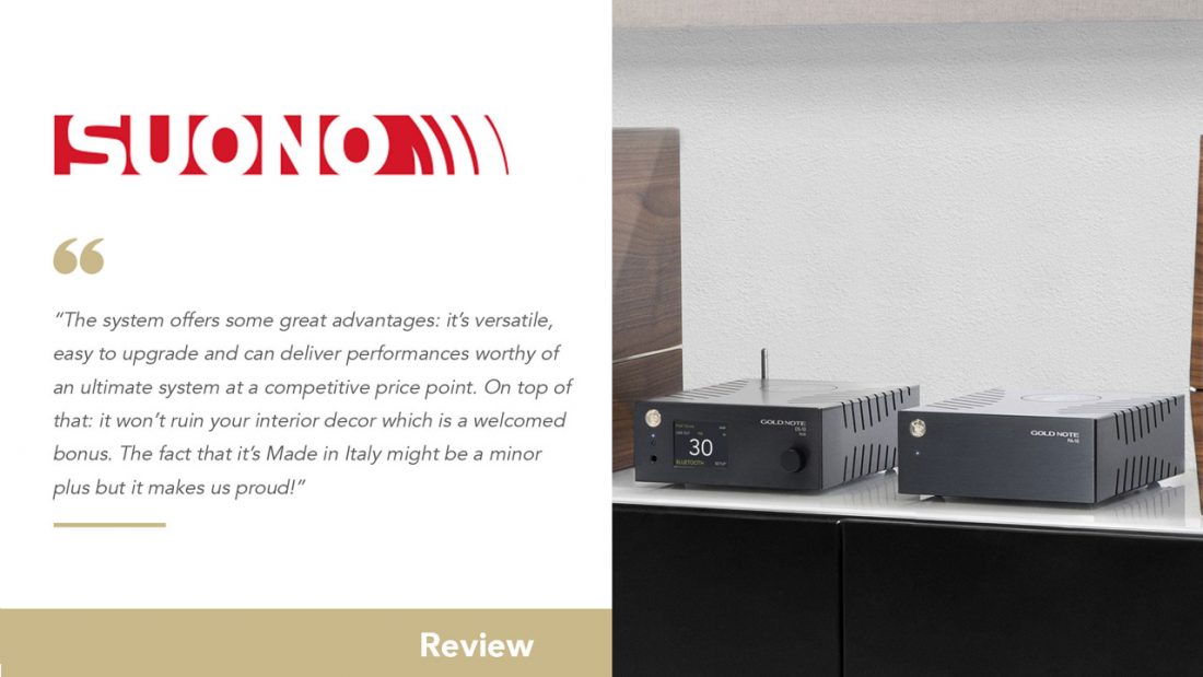 GOLD NOTE DS-10, PA-10 & PSU-10EVO